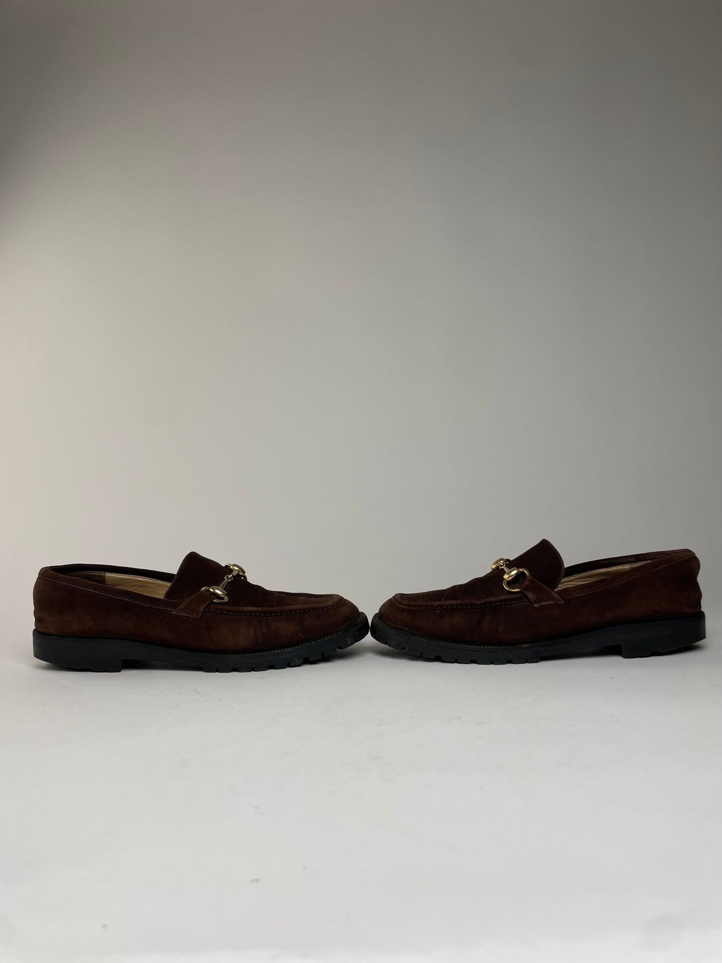 Vintage Gucci Suede Horsebit Men’s Loafer Brown