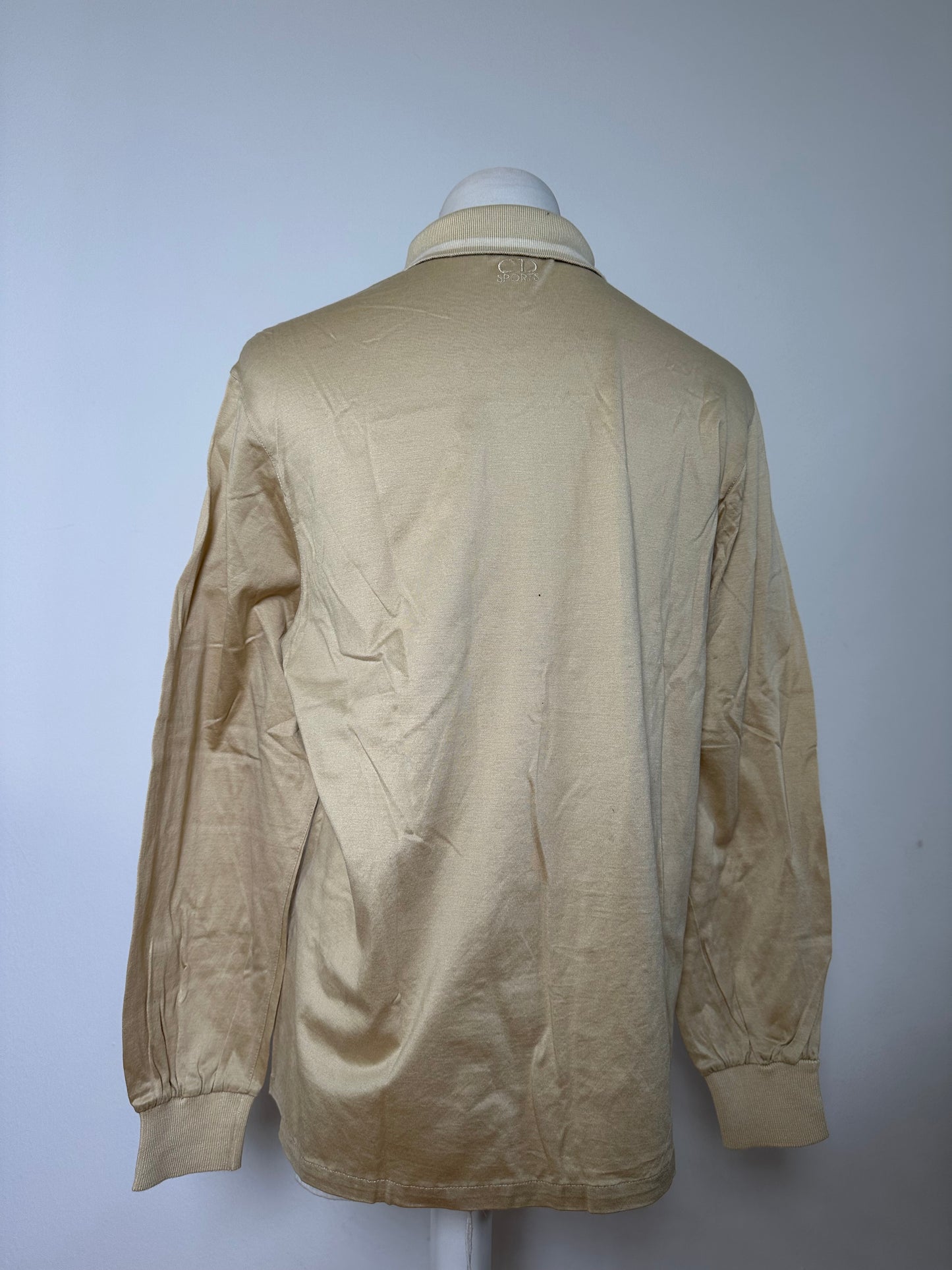 Vintage Dior CD SPORTS Cotton Blend Shirt Beige M