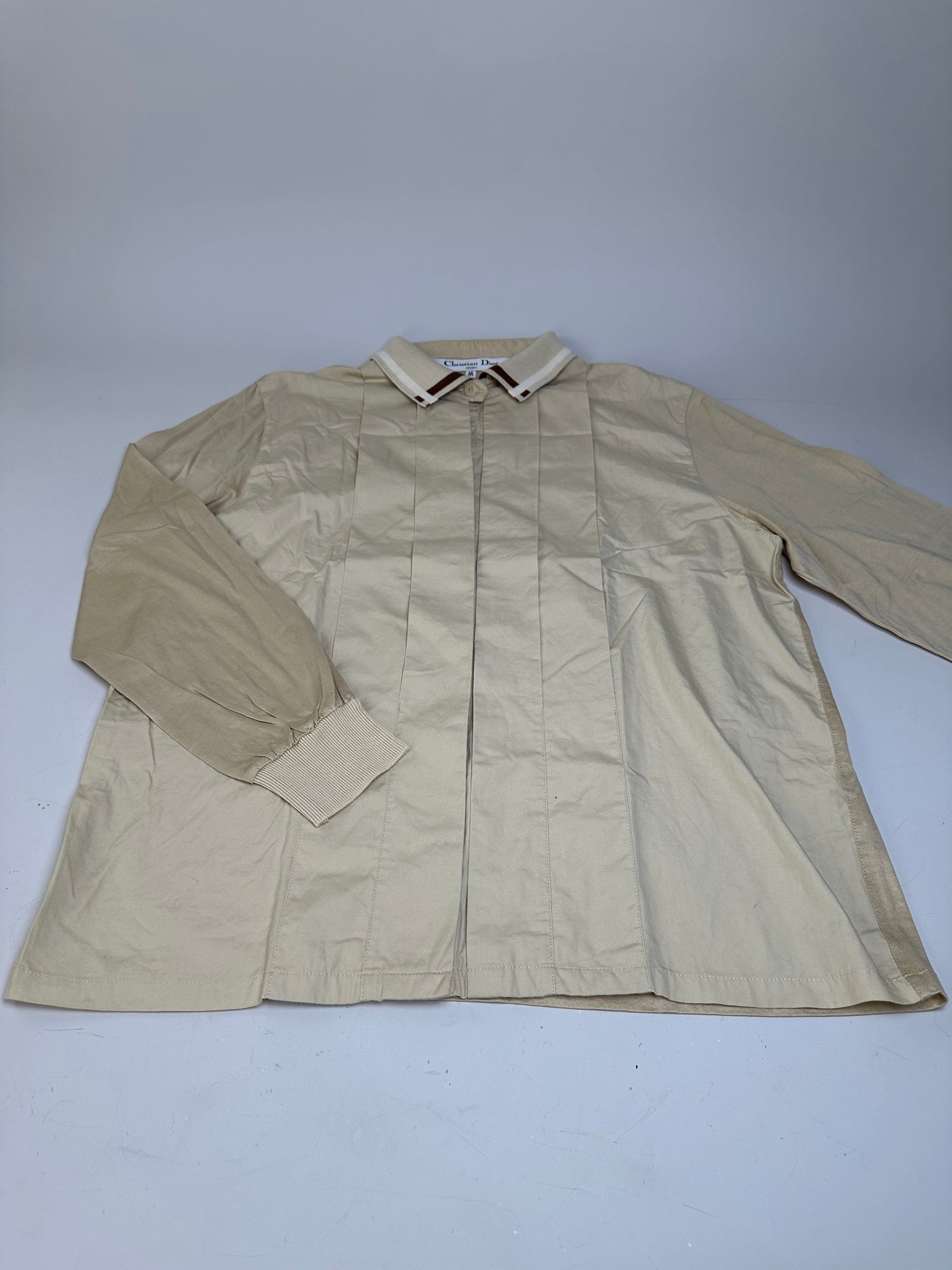 Vintage Dior CD SPORTS Cotton Blend Shirt Beige M