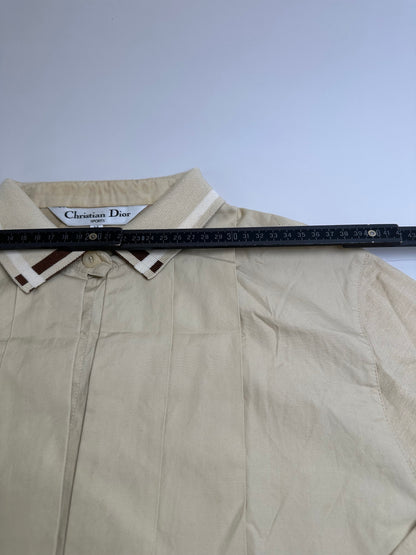 Vintage Dior CD SPORTS Cotton Blend Shirt Beige M