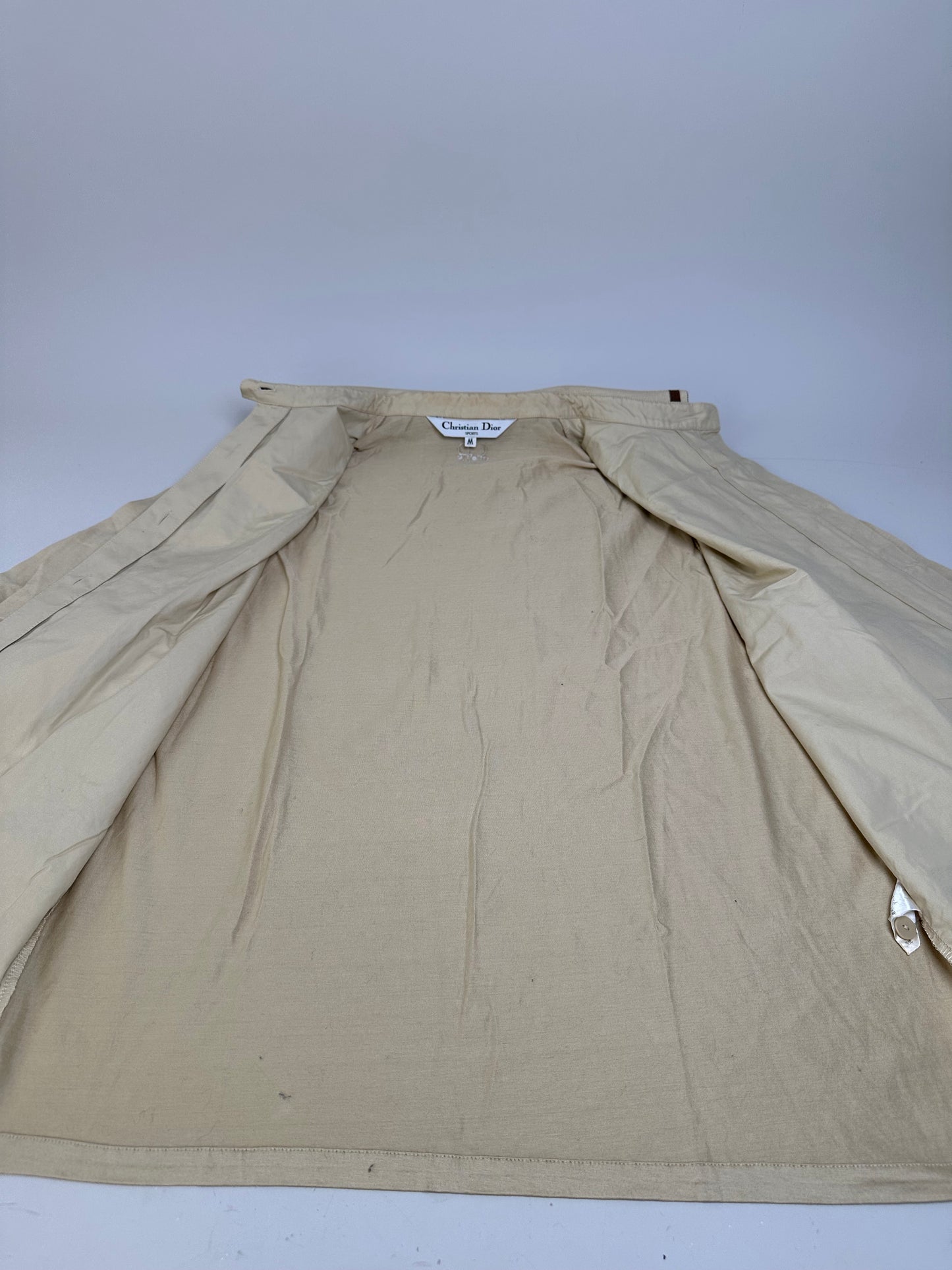 Vintage Dior CD SPORTS Cotton Blend Shirt Beige M