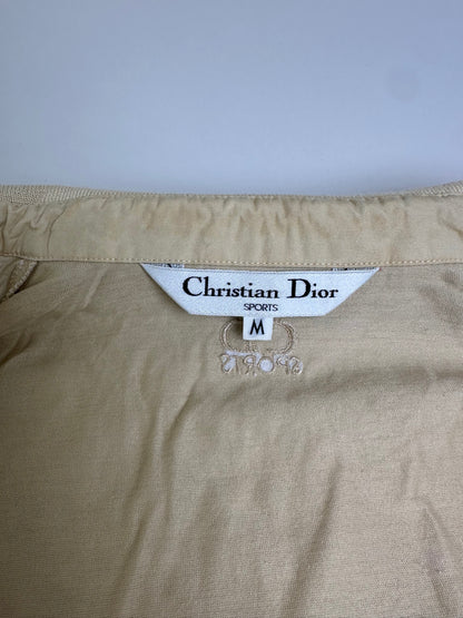 Vintage Dior CD SPORTS Cotton Blend Shirt Beige M
