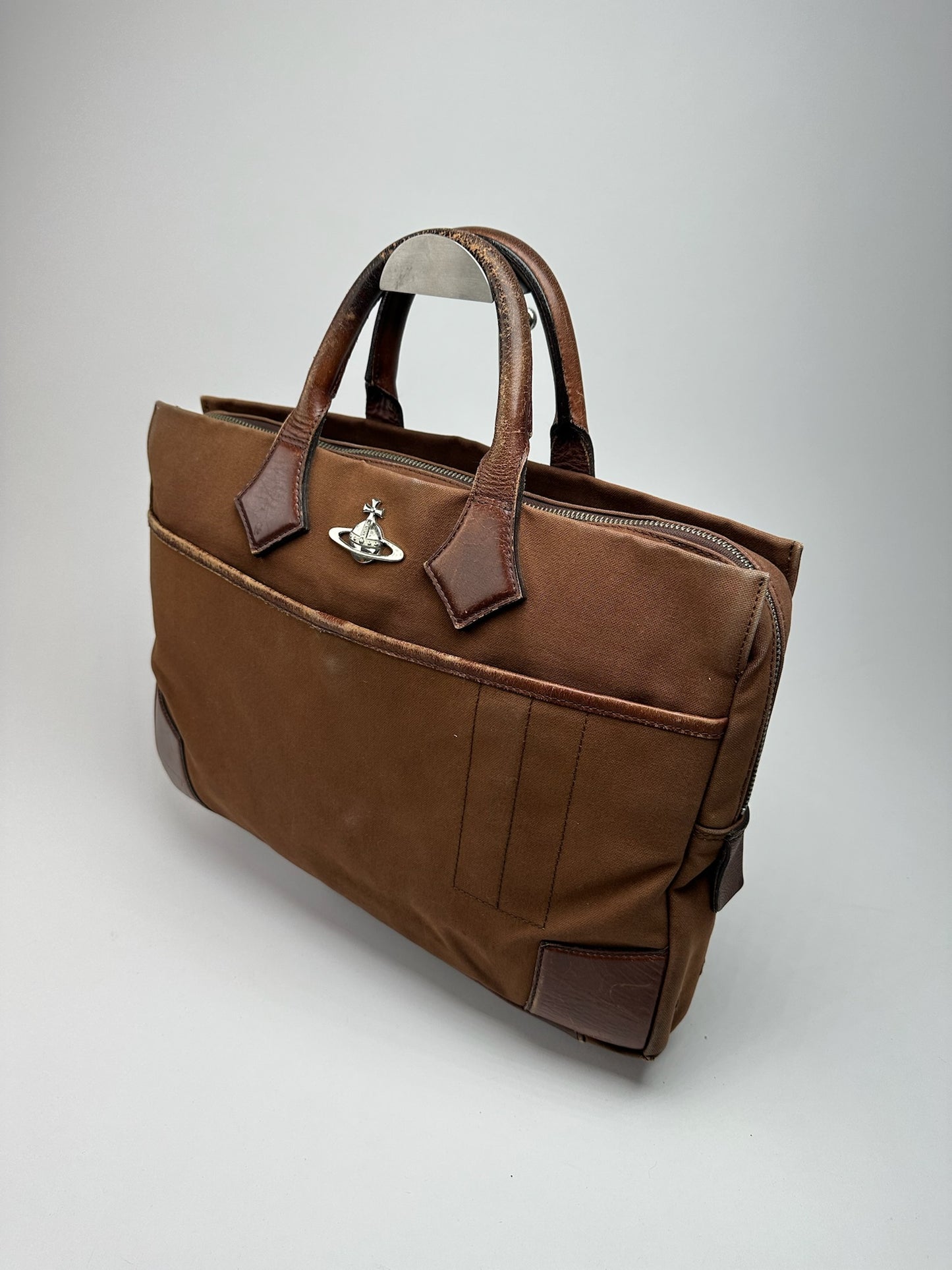 Vintage Vivienne Westwood leather bag brown