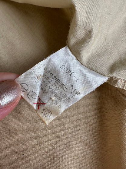 Vintage Dior CD SPORTS Cotton Blend Shirt Beige M
