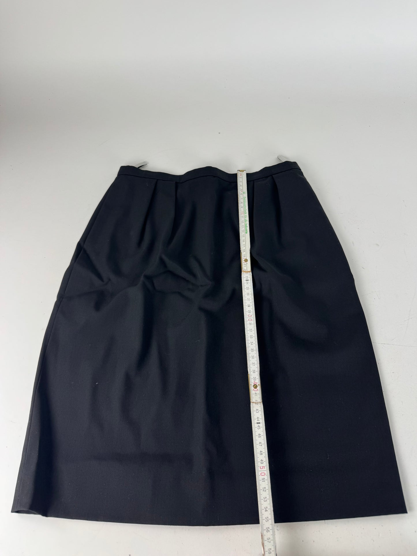 Vintage Dior Midi Skirt Black M