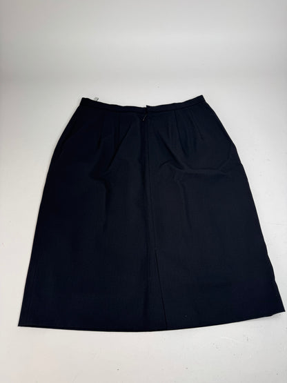 Vintage Dior Midi Skirt Black M