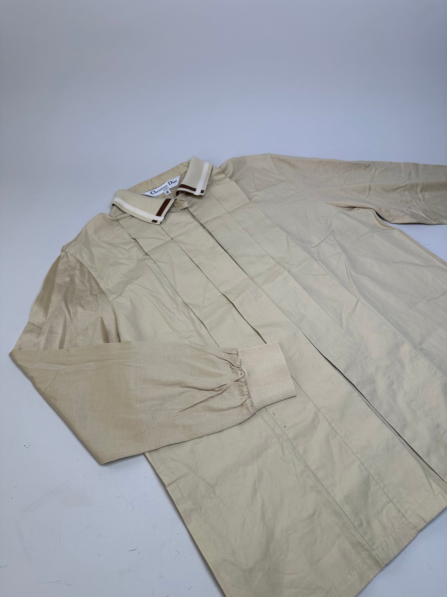 Vintage Dior CD SPORTS Cotton Blend Shirt Beige M