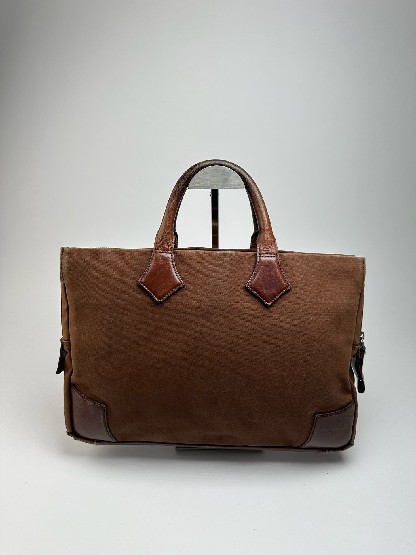 Vintage Vivienne Westwood leather bag brown