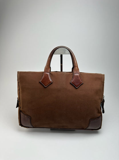 Vintage Vivienne Westwood leather bag brown