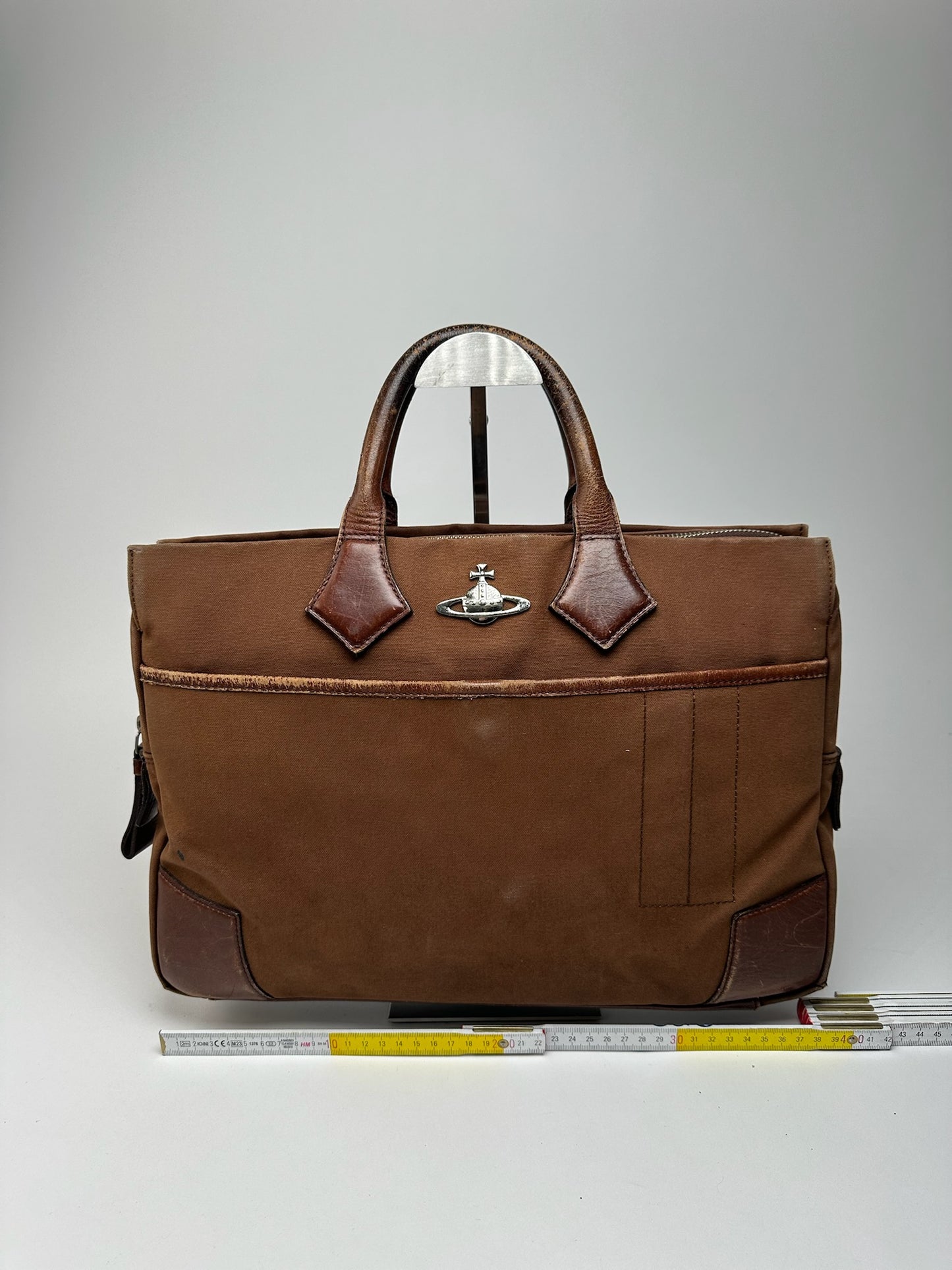 Vintage Vivienne Westwood leather bag brown