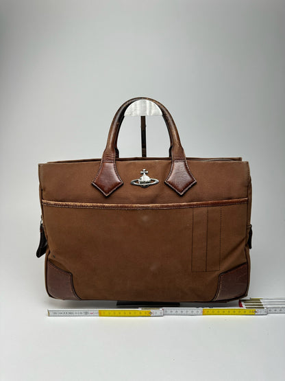 Vintage Vivienne Westwood leather bag brown
