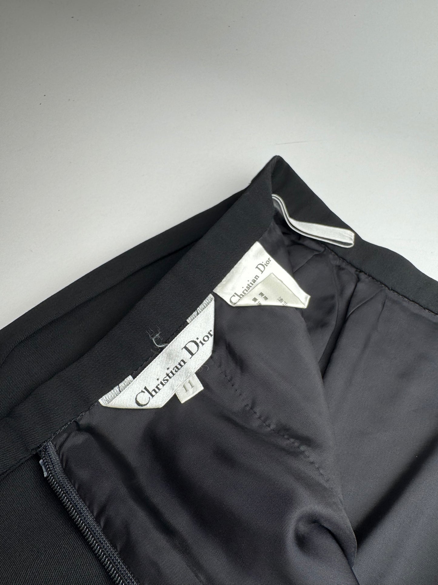 Vintage Dior Midi Skirt Black M