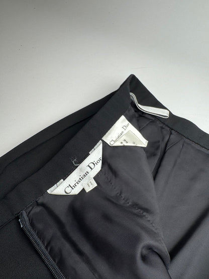 Vintage Dior Midi Skirt Black M