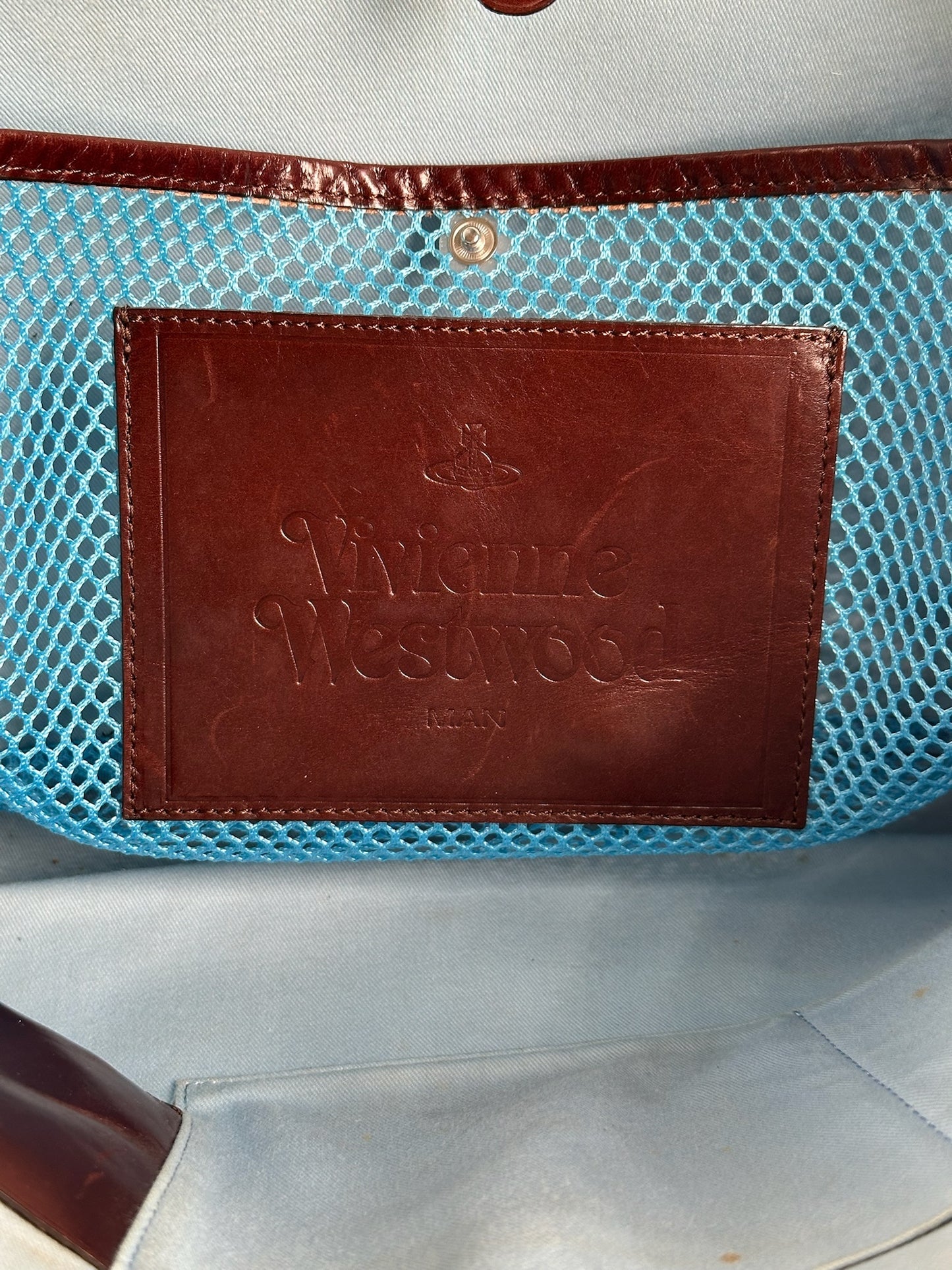 Vintage Vivienne Westwood leather bag brown