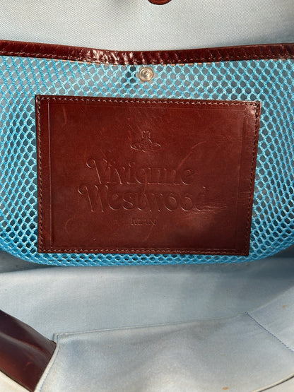 Vintage Vivienne Westwood leather bag brown