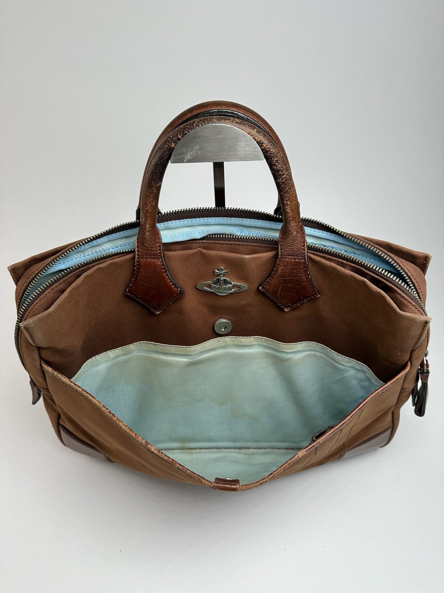 Vintage Vivienne Westwood leather bag brown