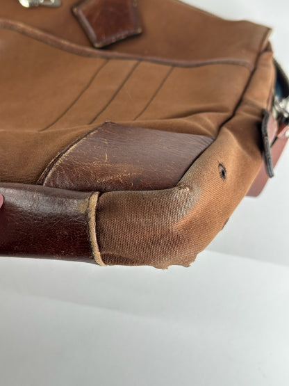 Vintage Vivienne Westwood leather bag brown