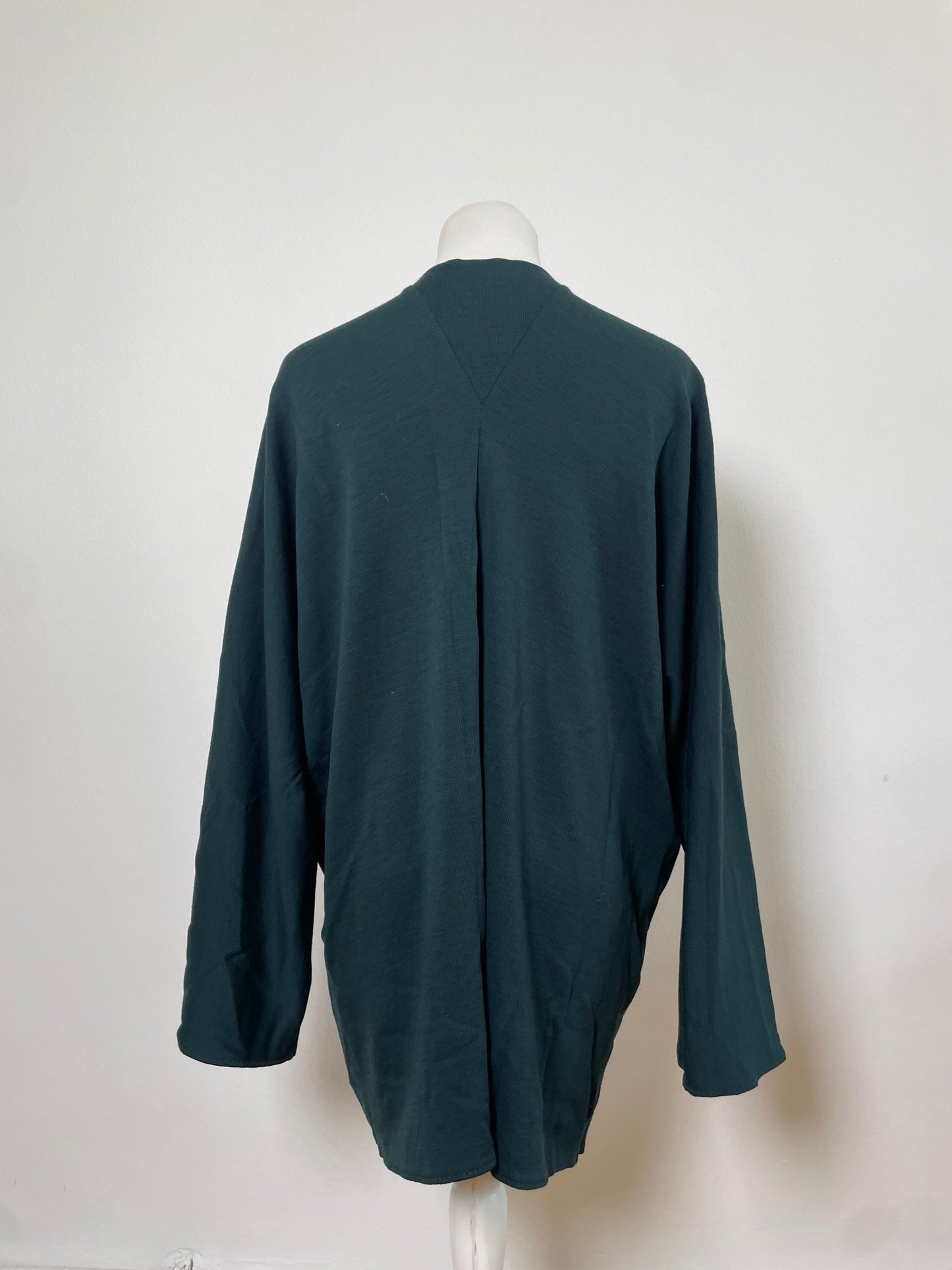 Vintage Issey Miyake Permanete Cotton Cardigan Teal L