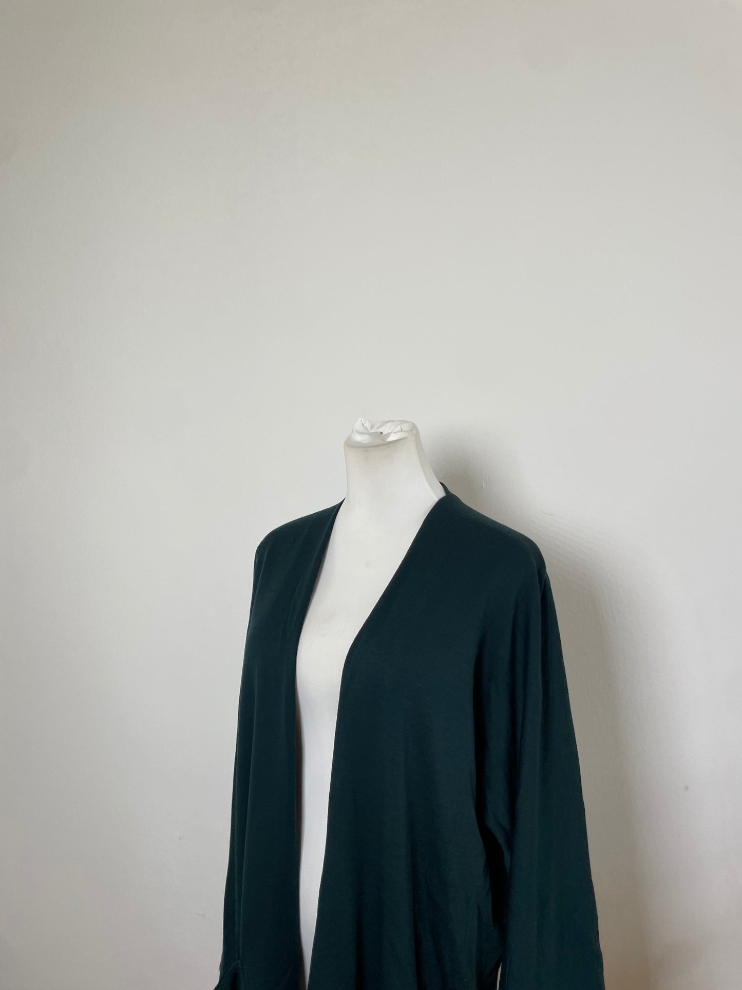 Vintage Issey Miyake Permanete Cotton Cardigan Teal L