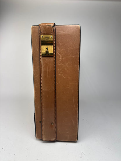 Vintage Gucci Leather Suitcase Brown