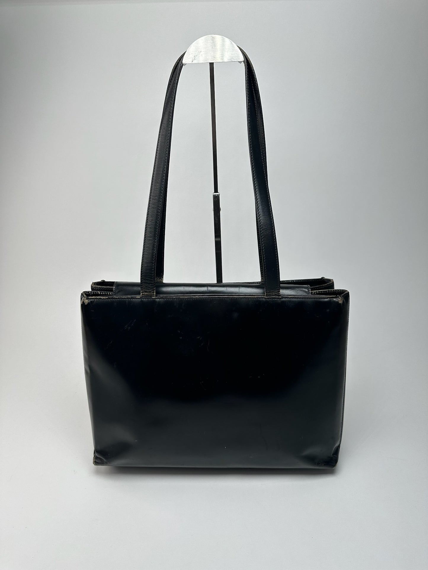 Vintage Loewe Madrid Leather bag black