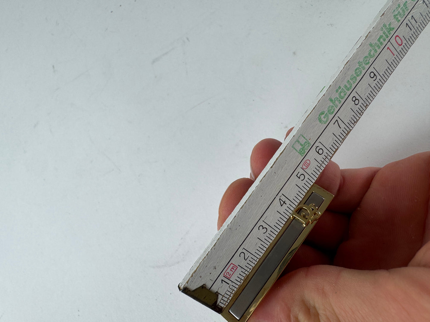 Vintage Dior Metal Clamp Silver Gold