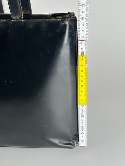 Vintage Loewe Madrid Leather bag black