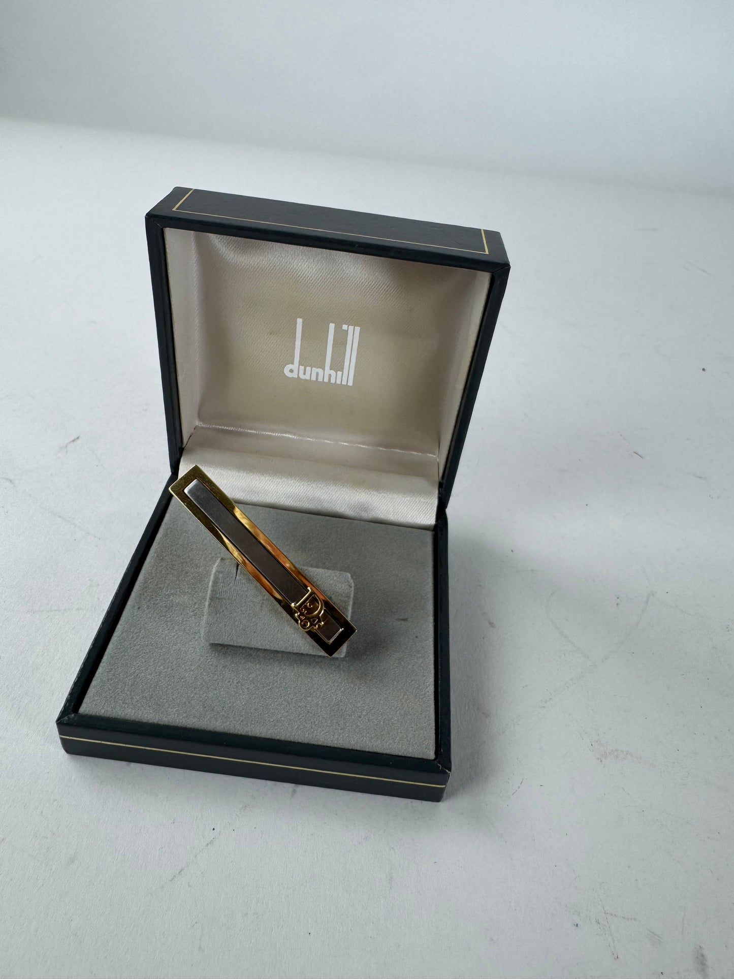 Vintage Dior Metal Clamp Silver Gold