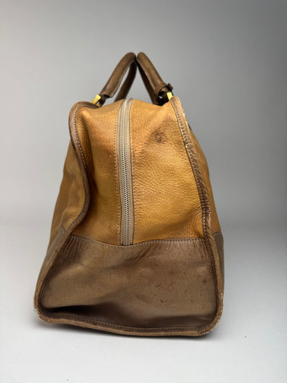 Vintage Loewe Amazona leather duffel bag