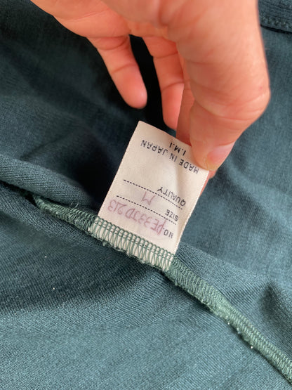 Vintage Issey Miyake Permanete Cotton Cardigan Teal L