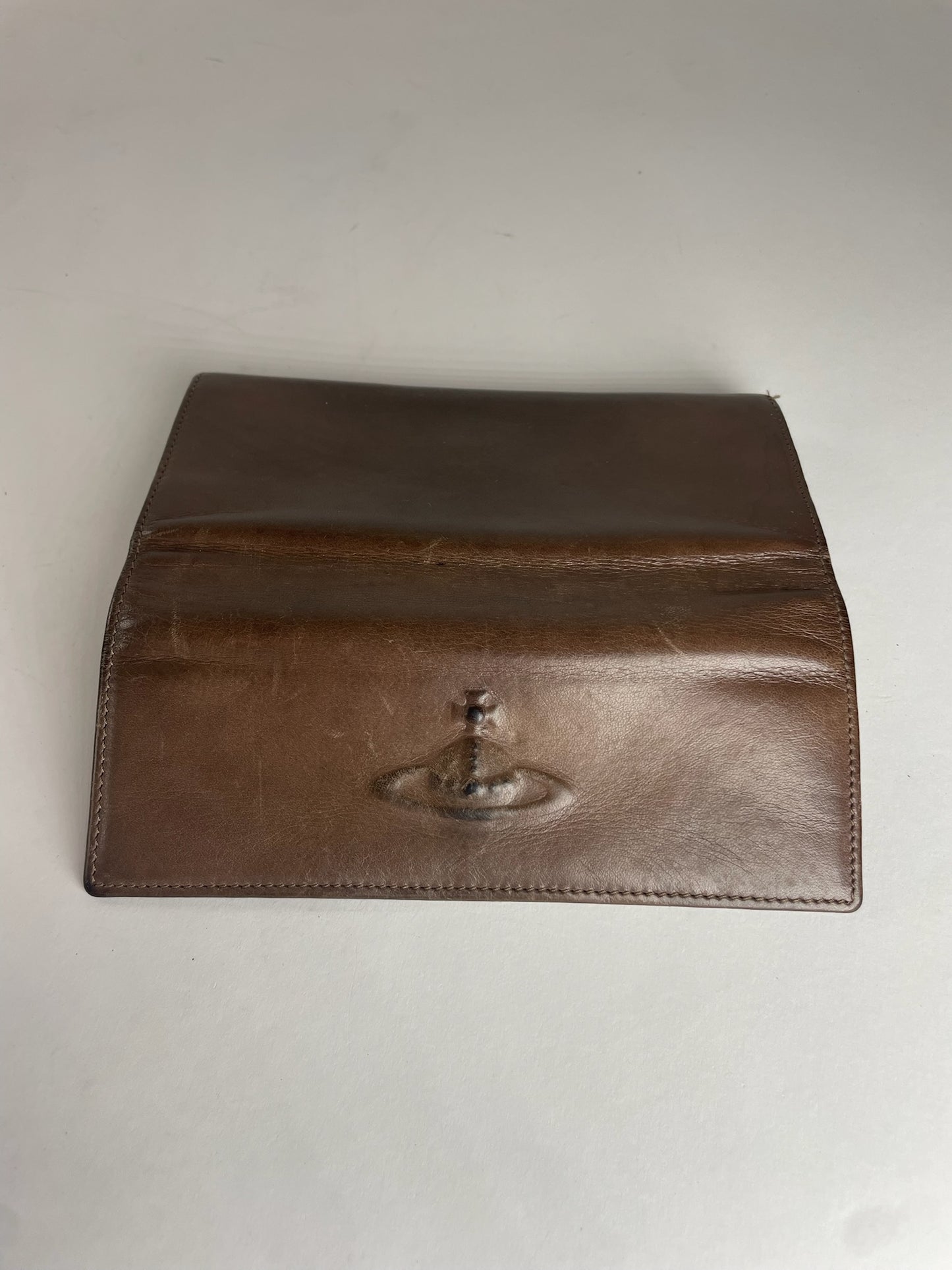 Vintage Vivienne Westwood Leather Wallet Brown