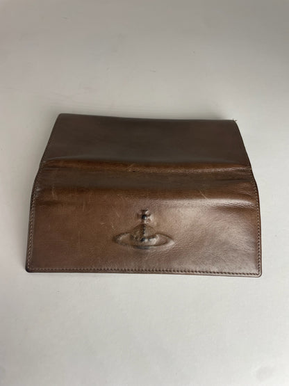 Vintage Vivienne Westwood Leather Wallet Brown