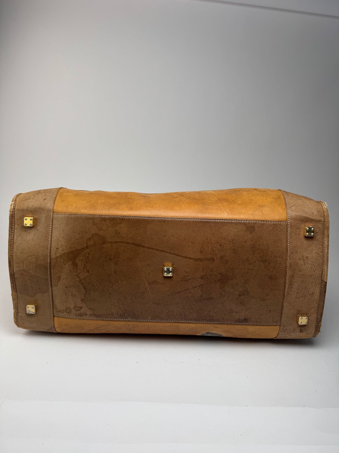 Vintage Loewe Amazona leather duffel bag