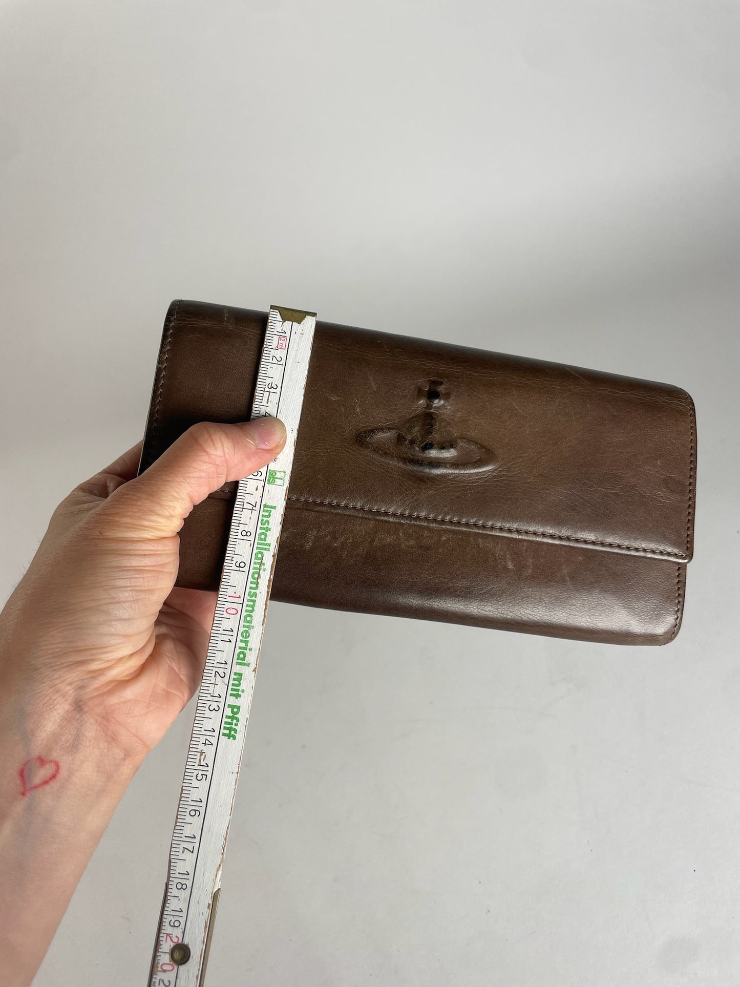 Vintage Vivienne Westwood Leather Wallet Brown