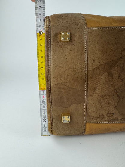 Vintage Loewe Amazona leather duffel bag