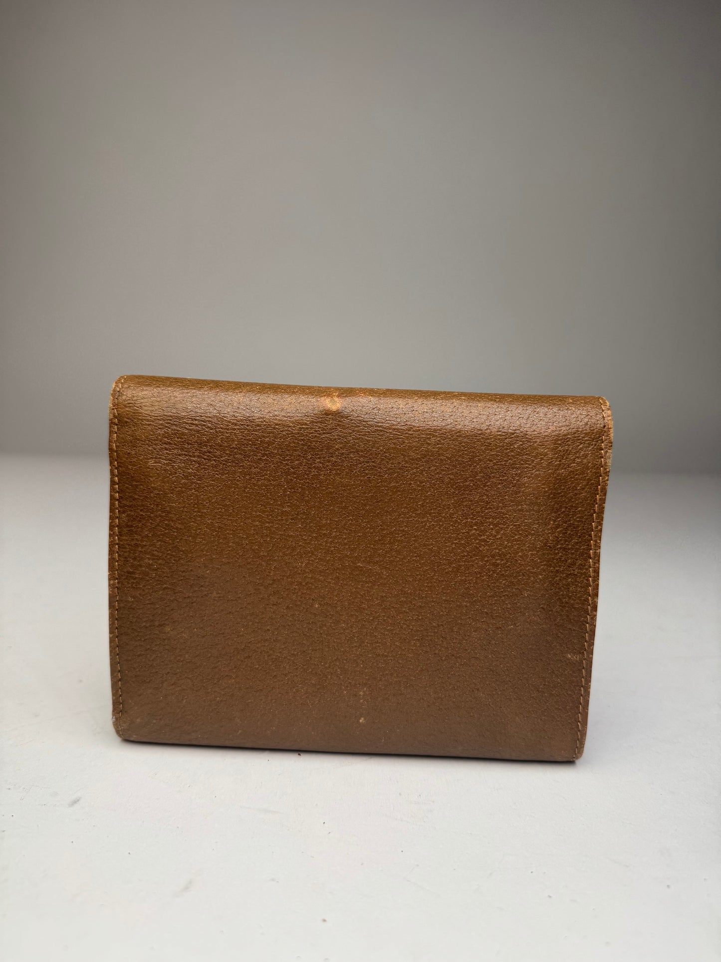 Vintage Gucci Leather Wallet Brown