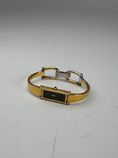 Vintage Gucci Gold-Tone Bangle Ladies Watch Model 1500