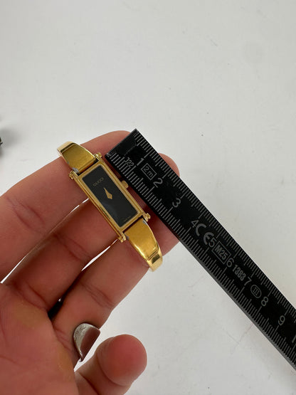 Vintage Gucci Gold-Tone Bangle Ladies Watch Model 1500