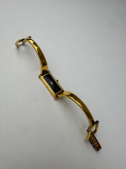 Vintage Gucci Gold-Tone Bangle Ladies Watch Model 1500