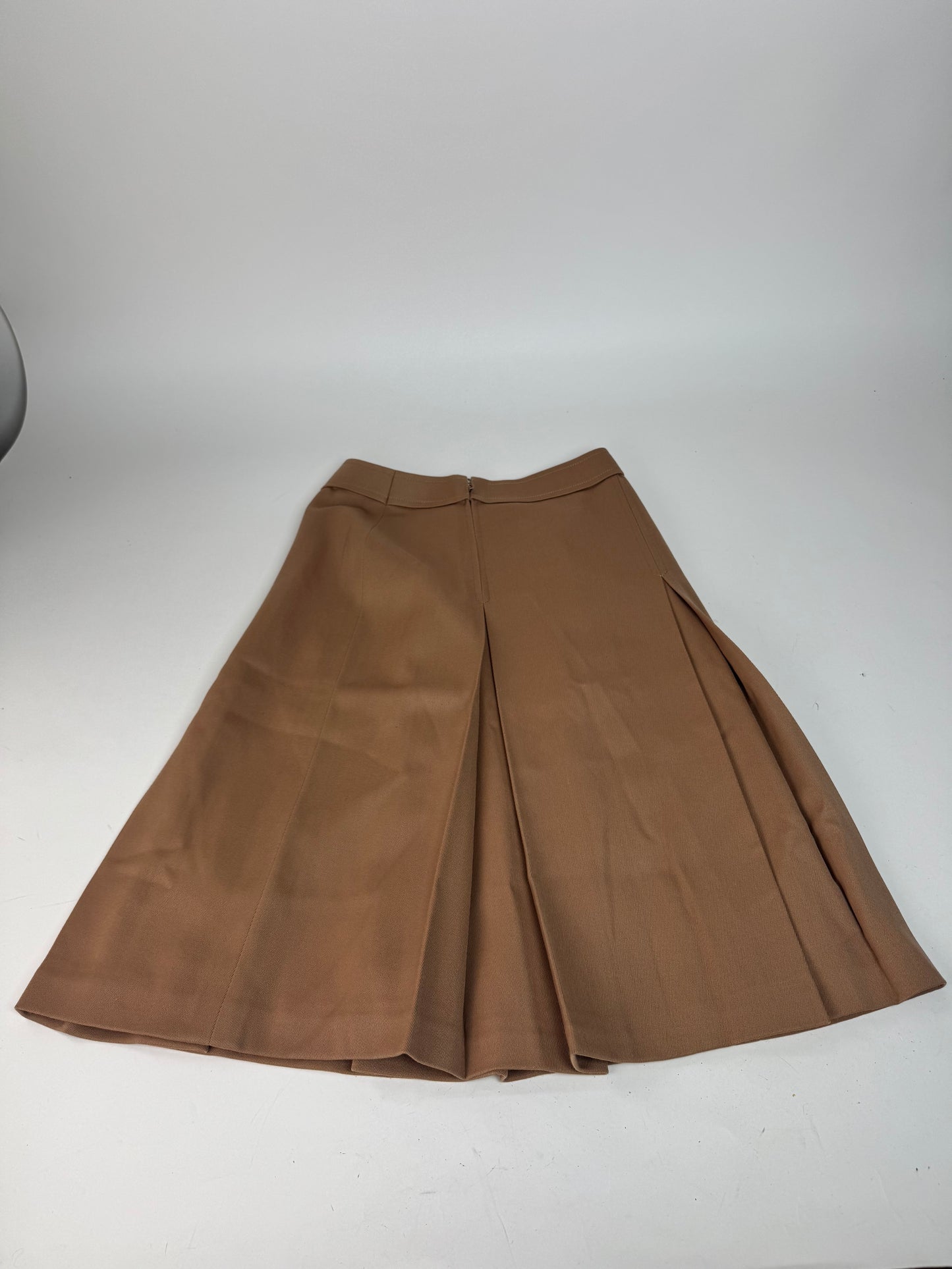 Vintage Celine Paris Wool Skirt Brown M