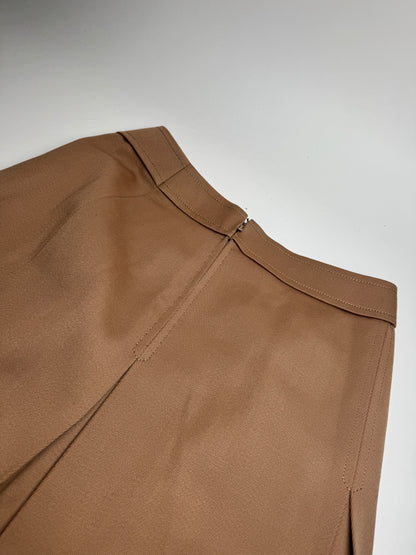 Vintage Celine Paris Wool Skirt Brown M