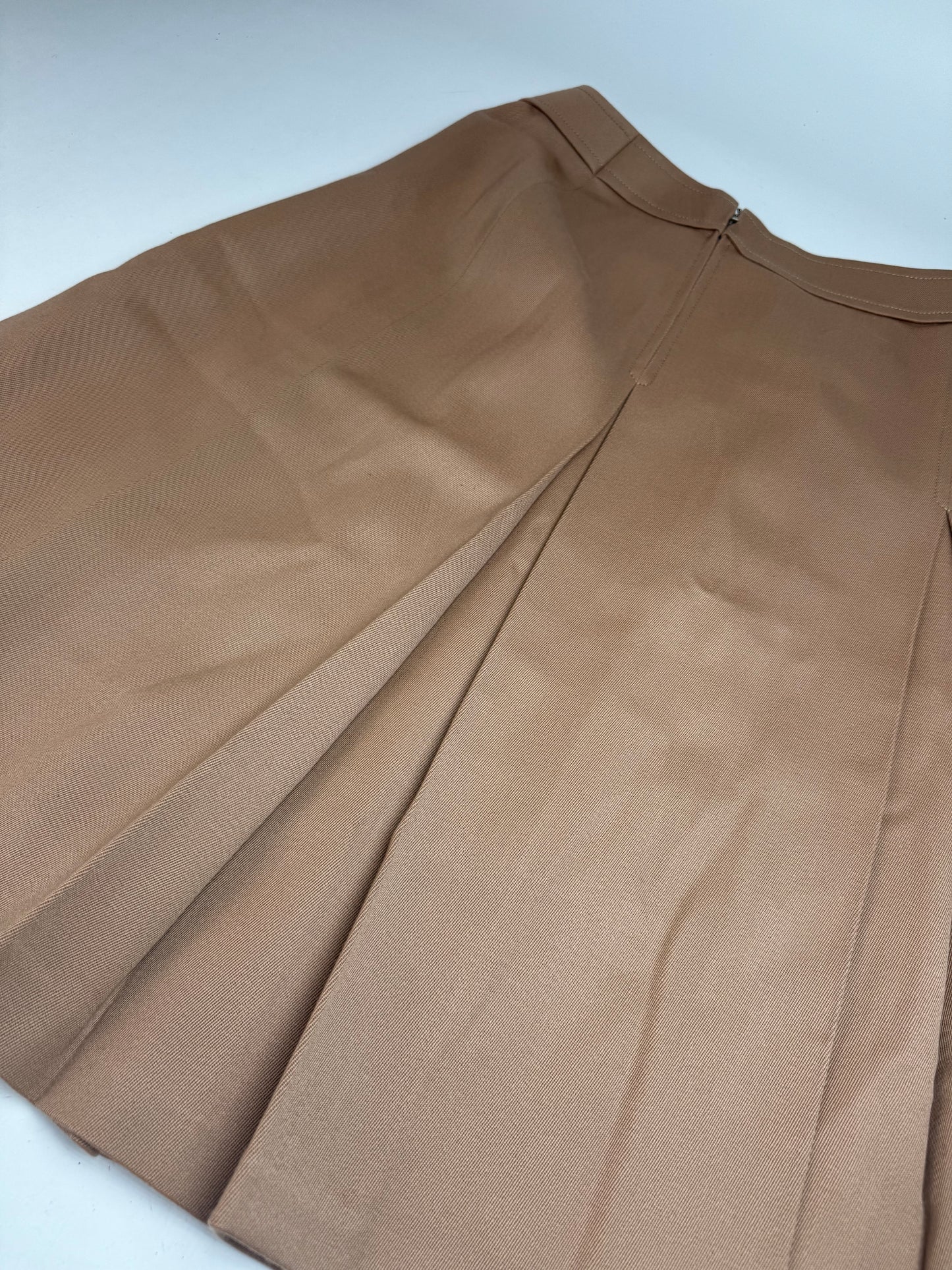 Vintage Celine Paris Wool Skirt Brown M