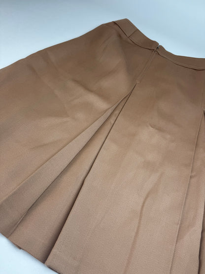Vintage Celine Paris Wool Skirt Brown M