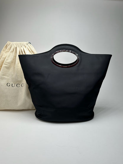 Vintage Gucci bucket bag black