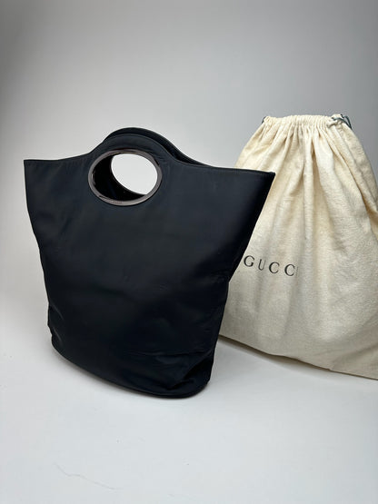 Vintage Gucci bucket bag black
