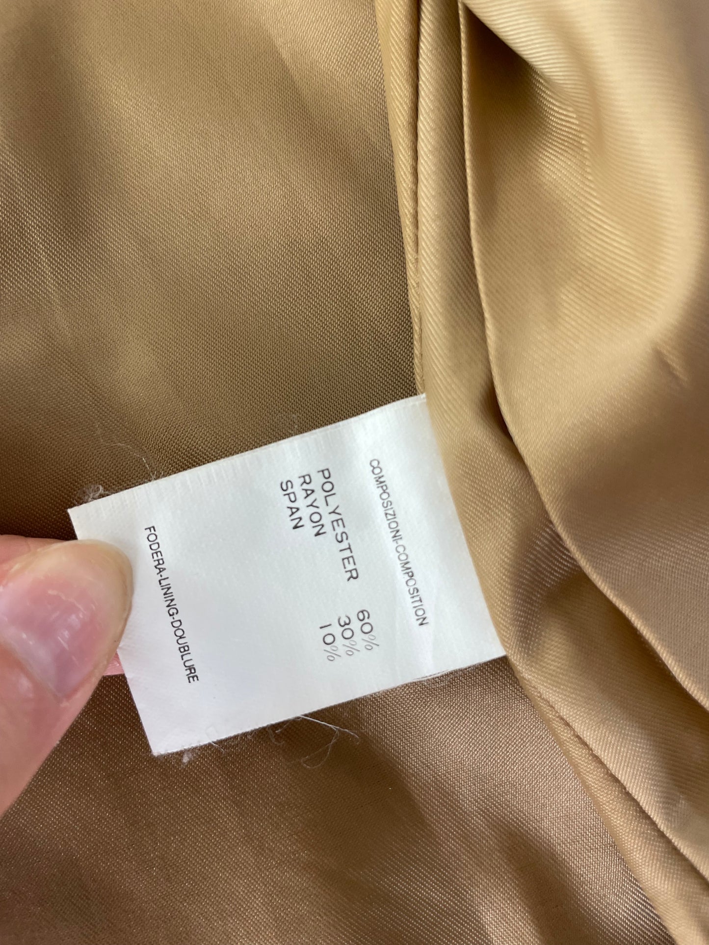 Vintage Fendi FF Monogram Vest Beige Light Brown L