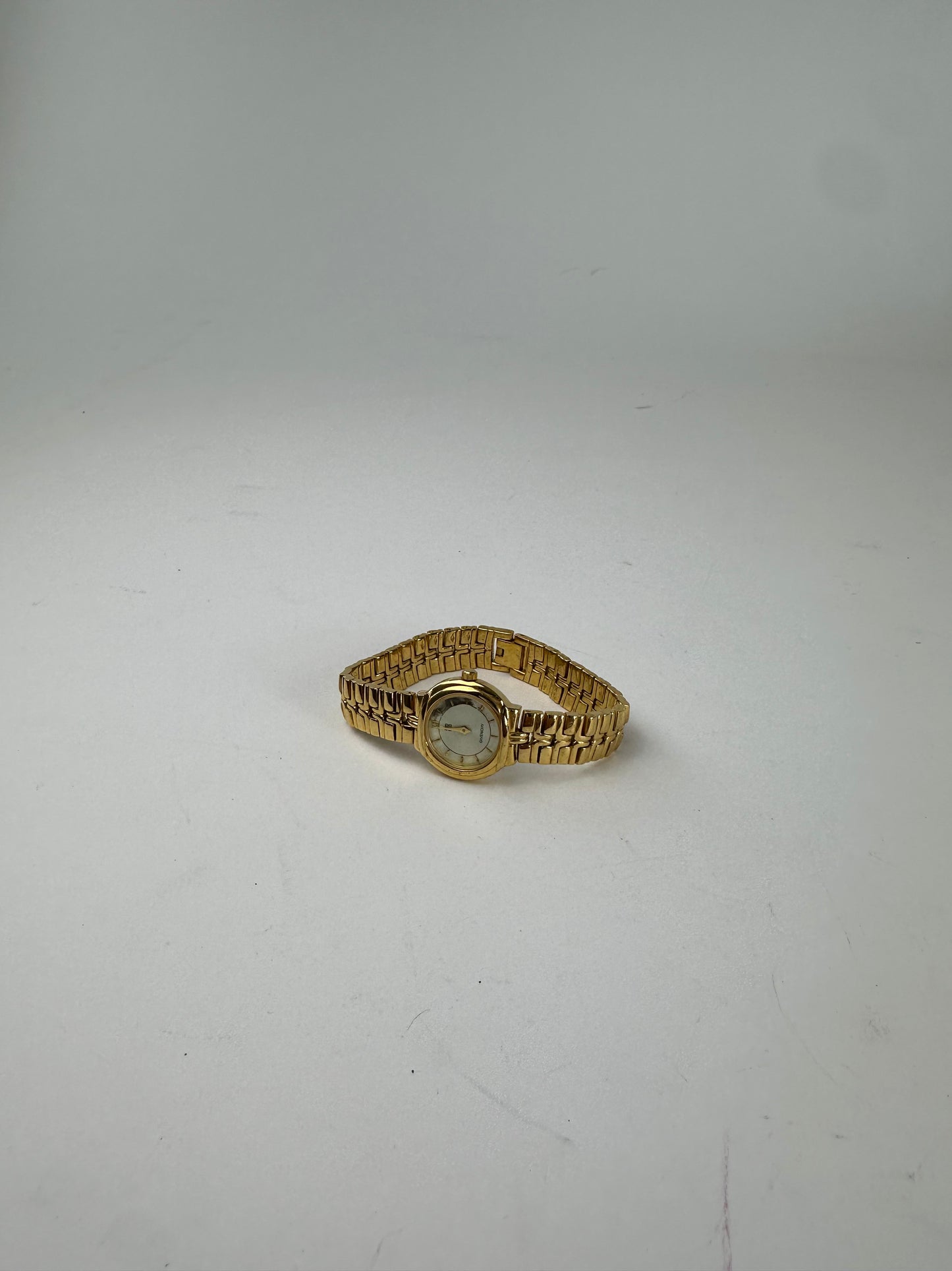 Vintage Givenchy Gold-Tone Ladies Watch For Parts or Repair