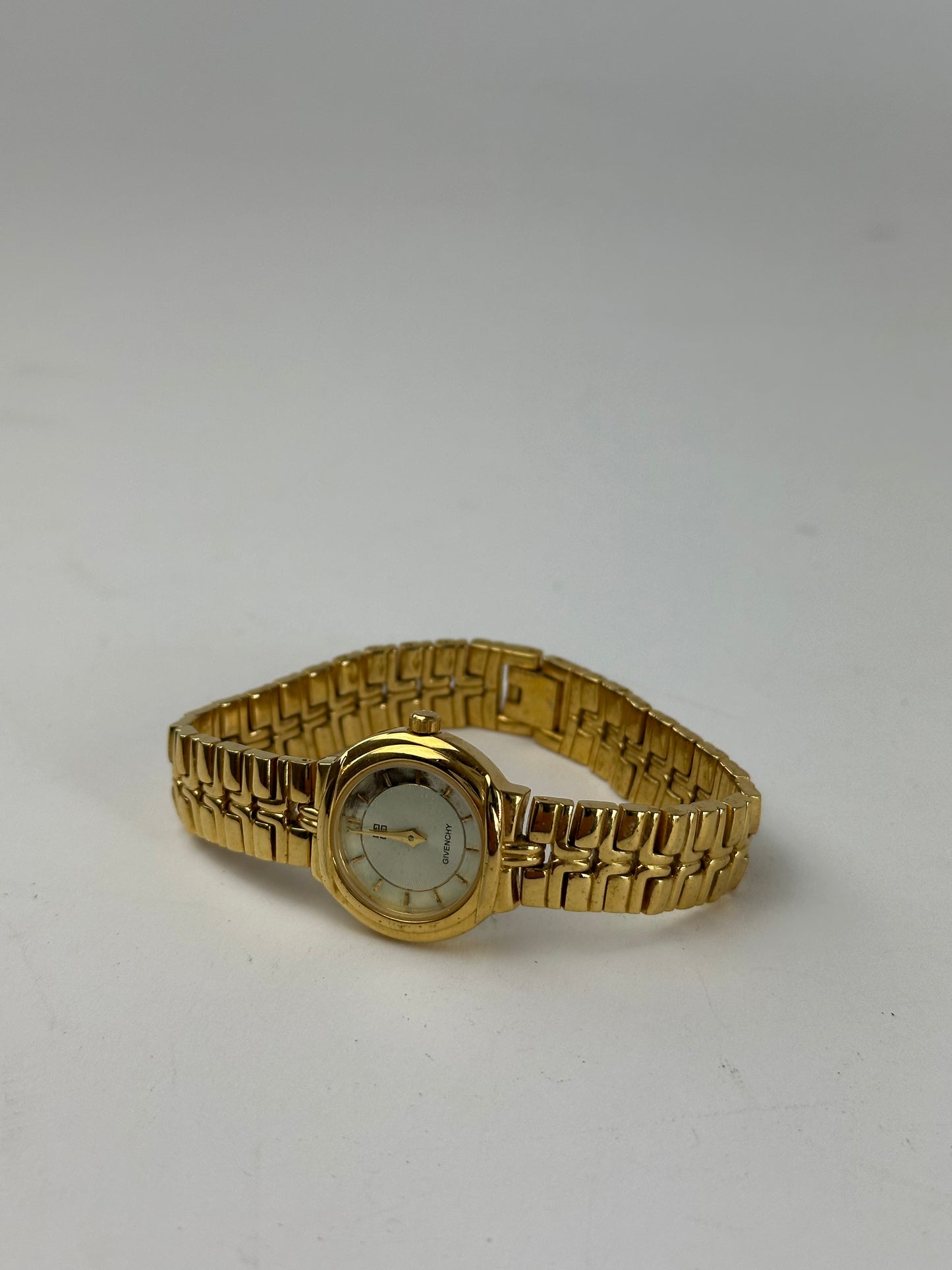 Vintage Givenchy Gold-Tone Ladies Watch For Parts or Repair