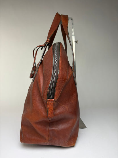 Vintage Marni Structured Top-Handle Bag Brown Gold