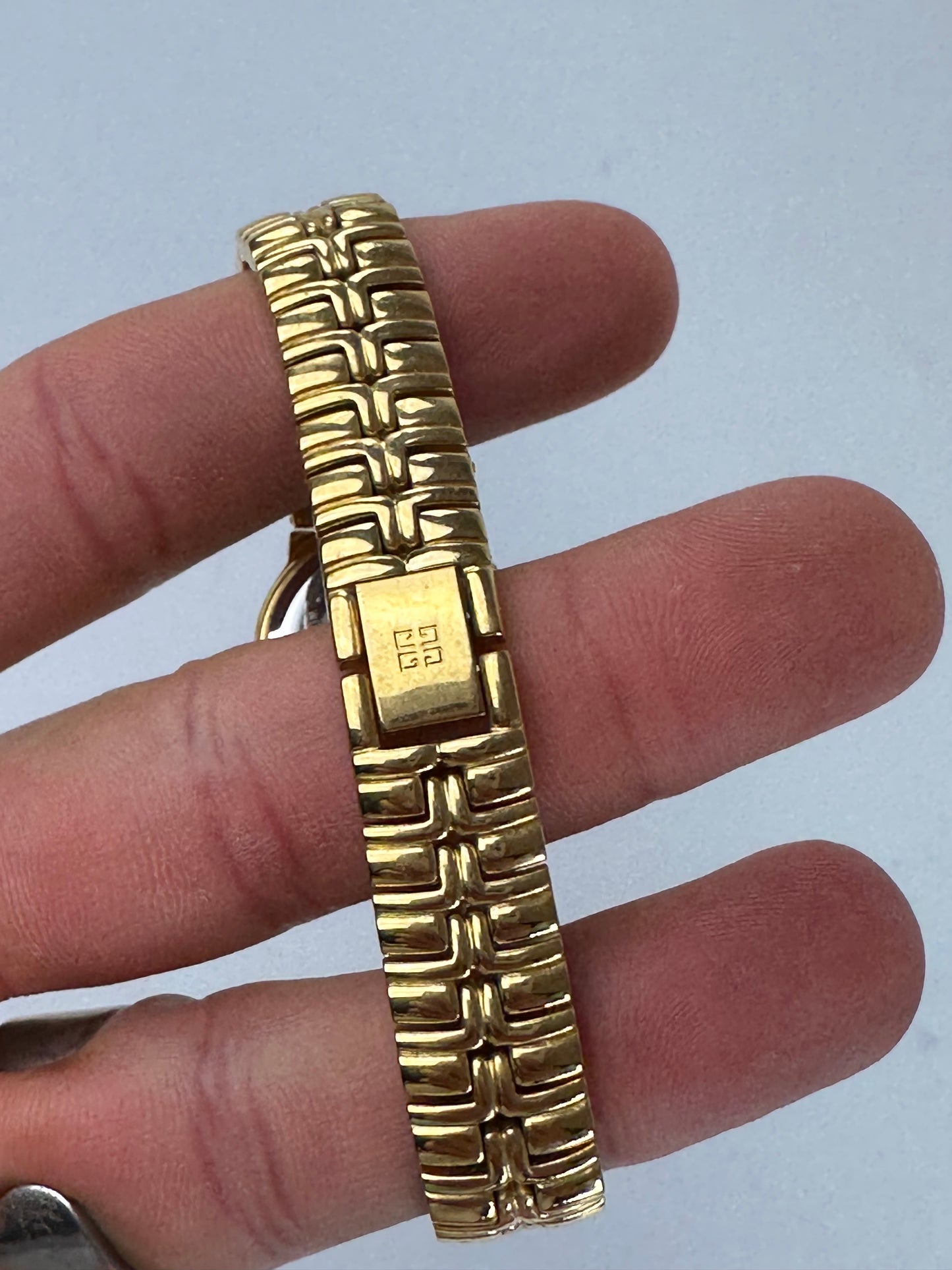 Vintage Givenchy Gold-Tone Ladies Watch For Parts or Repair